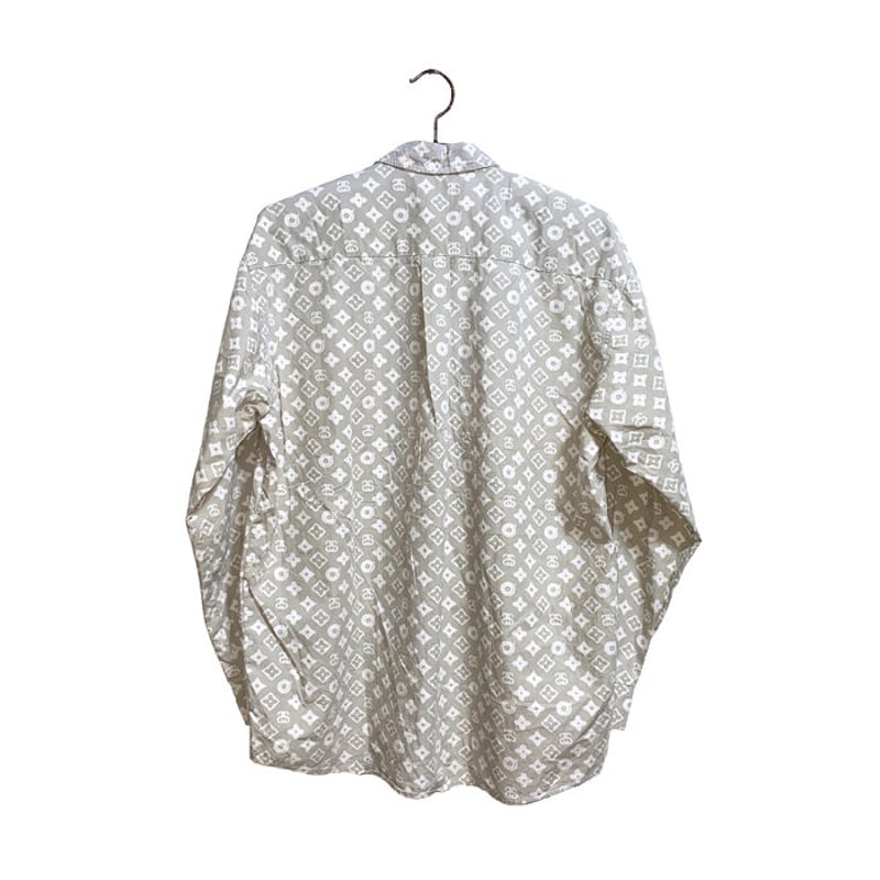 USED】80'S-90'S OLD STUSSY MONOGRAM SHIRT | KON