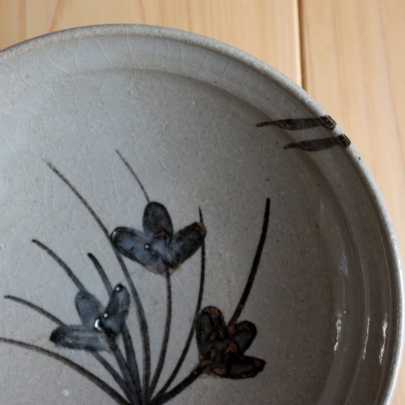 三玄窯 中里重利 絵唐津 銘々皿 輪花皿 5枚 三玄窯（中里重利）絵唐津