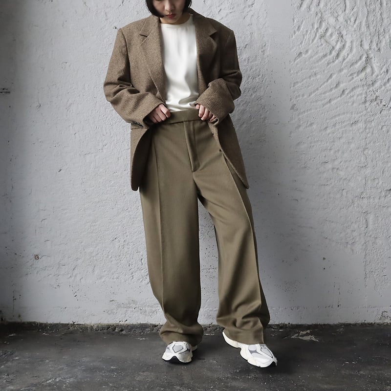 ànuke herringbone wool jacket (beige) | nii-B