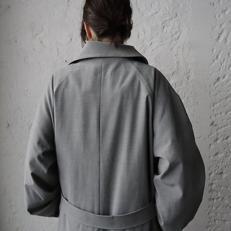 ànuke Soutiencollar Raglan Coat (gray) | nii-B