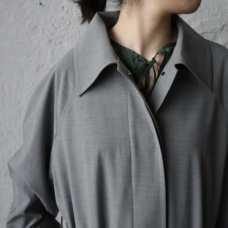 ànuke Soutiencollar Raglan Coat (gray) | nii-B