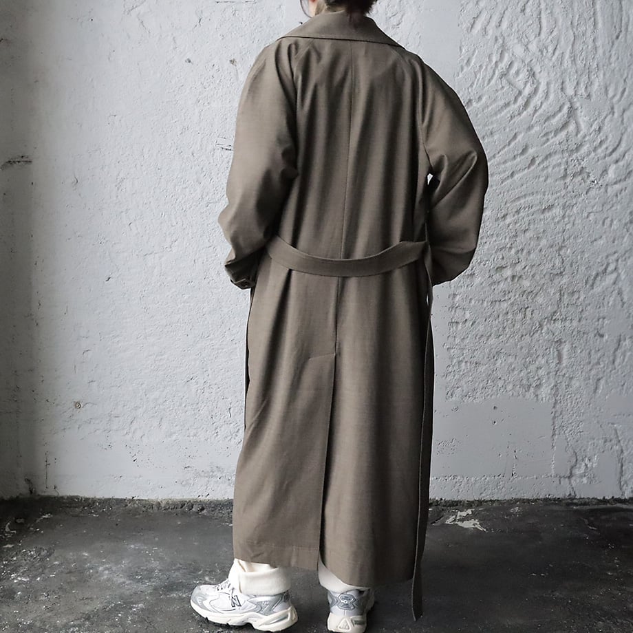 ànuke Soutiencollar Raglan Coat (brown) | nii-