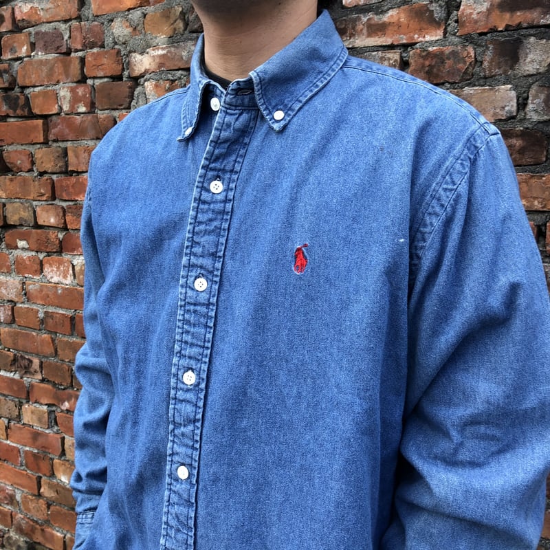 RALPH LAUREN デニムボタンダウンシャツ | CUSTOM FEVER