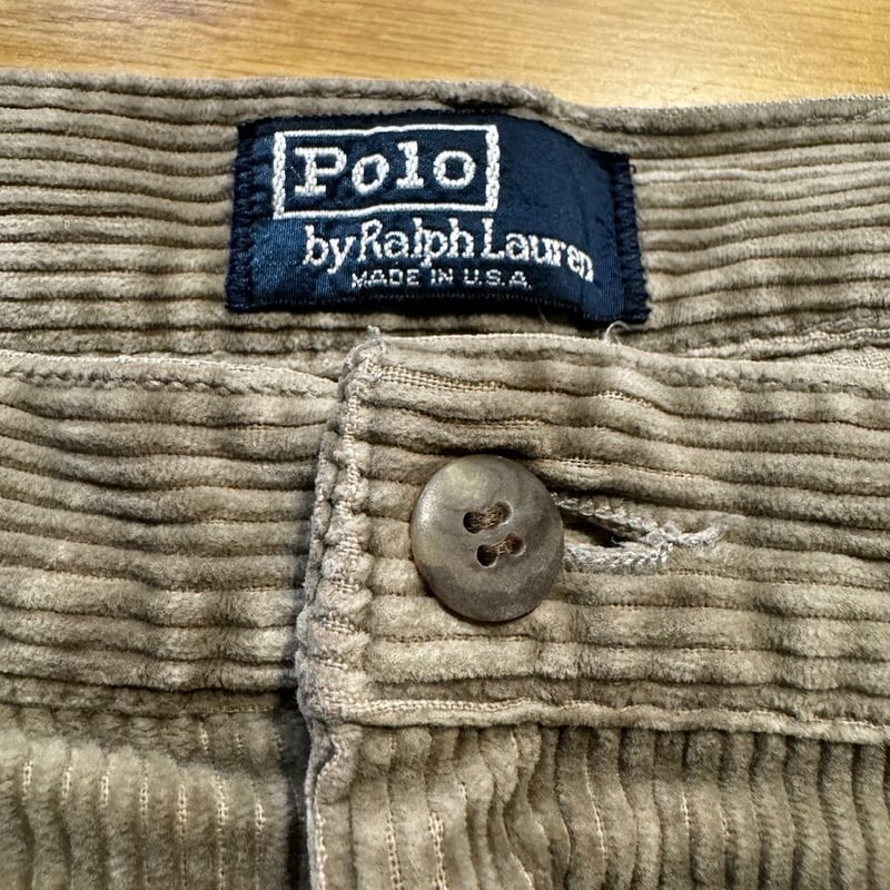 USA製POLO RALPHLAUREN 太畝コーデュロイパンツW33 | CUSTOM FEVER