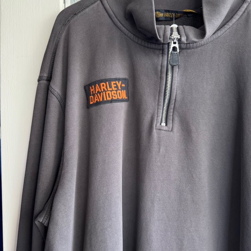 HARLEY DAVIDSON ハーフジップスウェット | CUSTOM FEVER