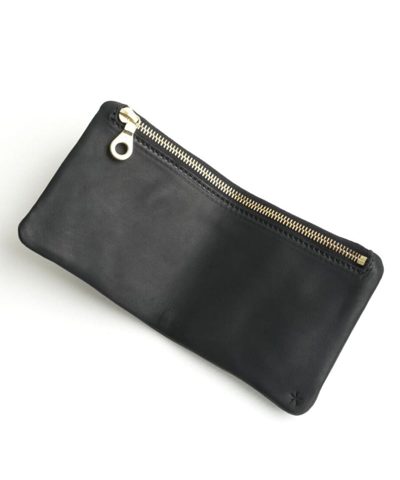 GUIDI CALF 内縫い折財布 ゴールドジップ | Tochca