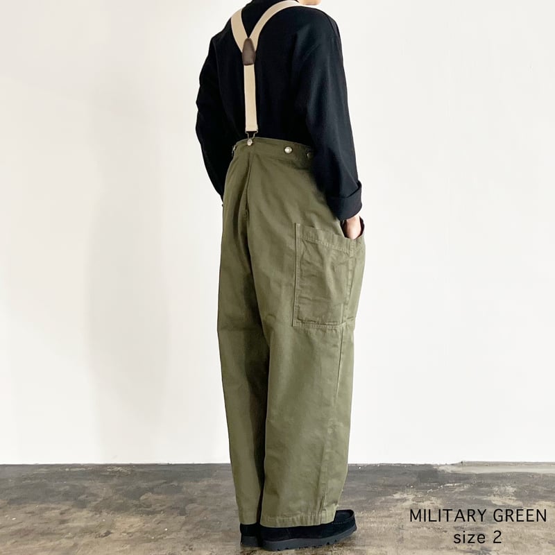 SUSPENDER GARDEN PANTS CHINO チノ サスペンダーガーデンパンツ
