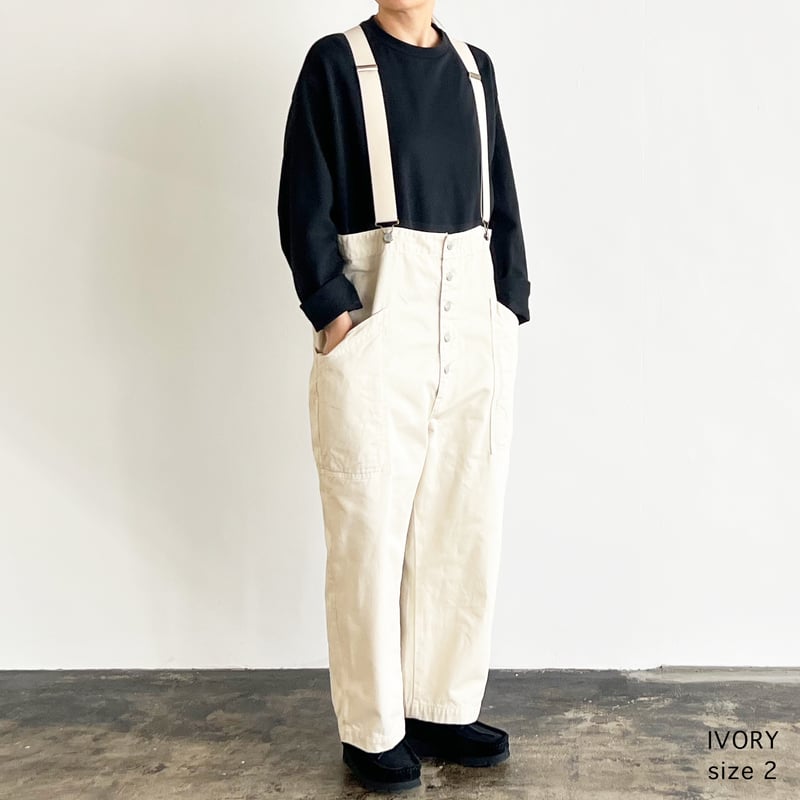 SUSPENDER GARDEN PANTS CHINO チノ サスペンダーガーデンパンツ