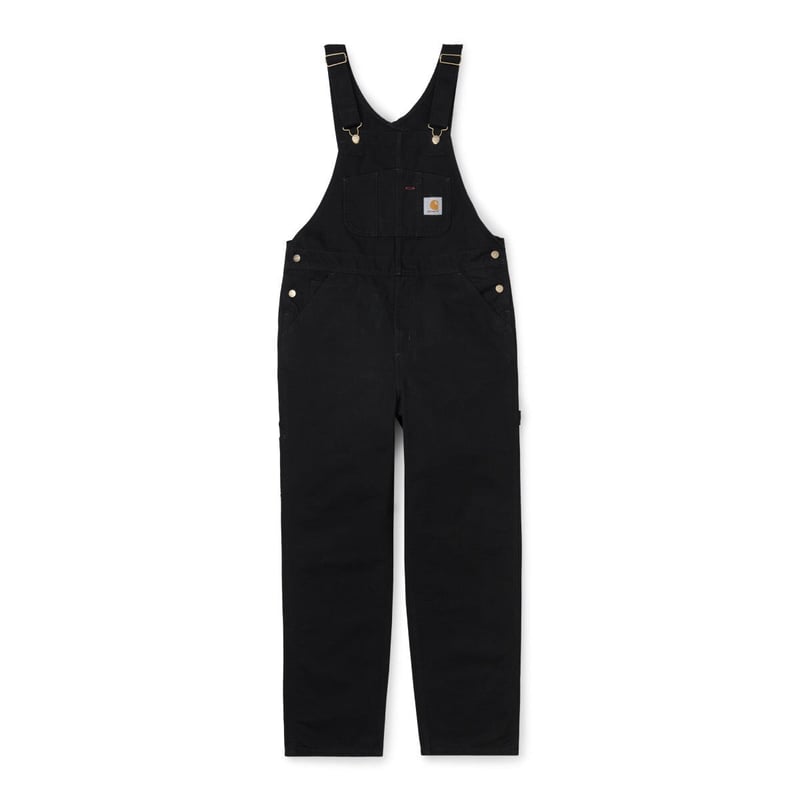 CARHARTT WIP BIB OVERALL [BLACK] | yellow's