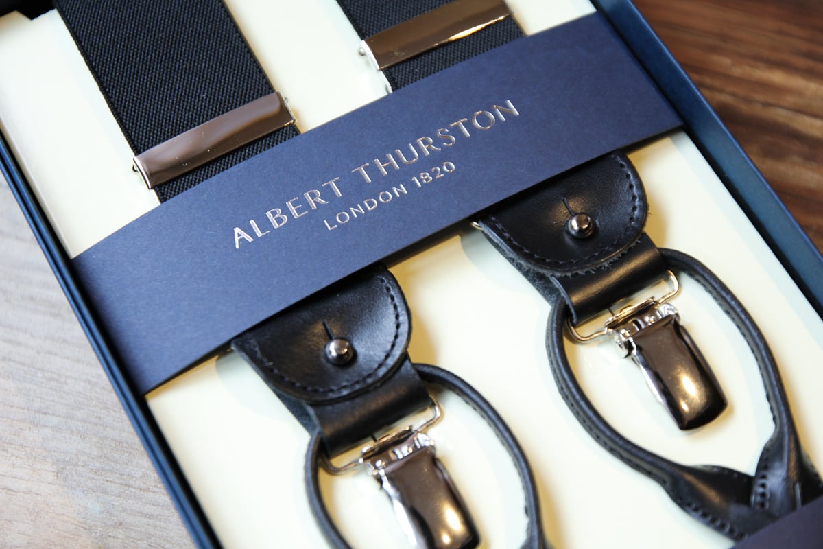 ALBERT THURSTON サスペンダー（ブラック） | THE GENTS TOKYO