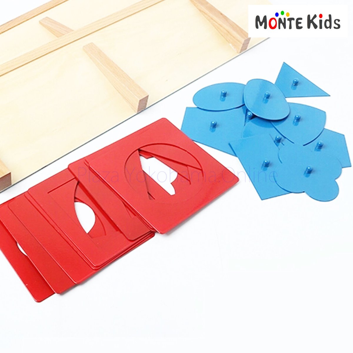 MONTE Kids】MK-048 幾何図形パズル メタルインセッツ ≪OUTLET≫