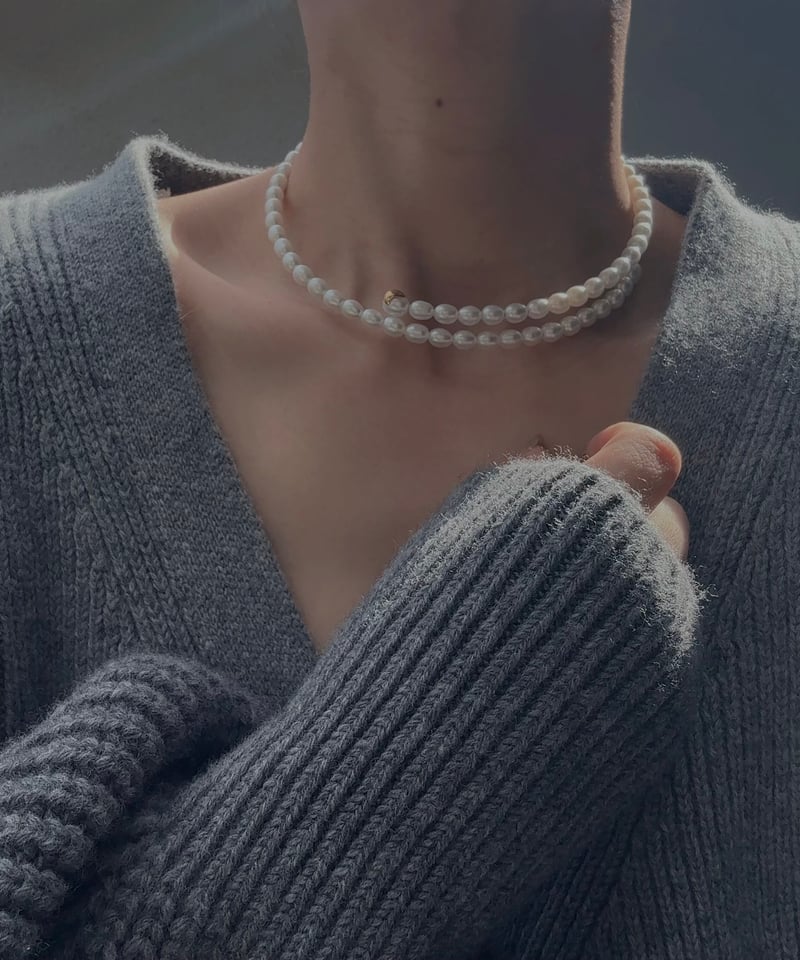 dip] full pearl choker（white） | ripsalis