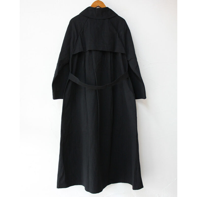 MAGALI マガリ コットンリネンウェザートレンチコート #ベージュ