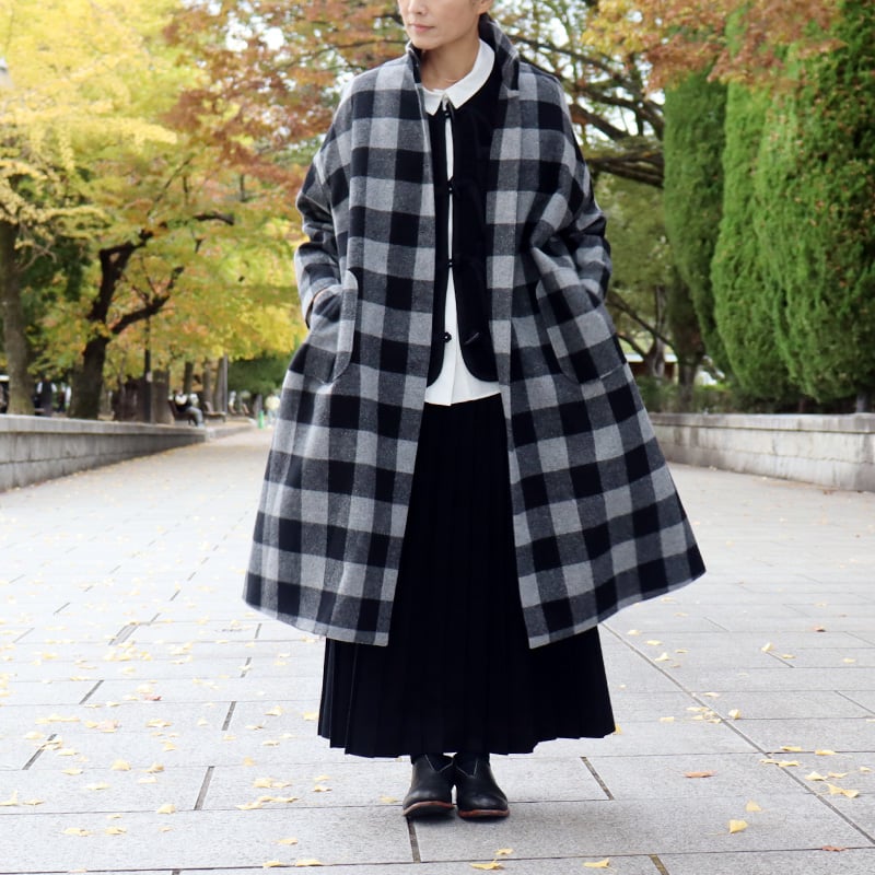 MAGALI マガリ トラディッショナルウール＆ブロックチェックウール