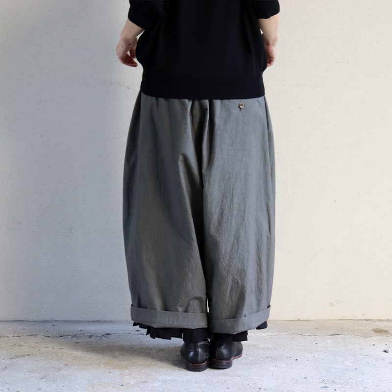 atelier naruse アトリエナルセ コットンガウチョパンツ cotton gauch