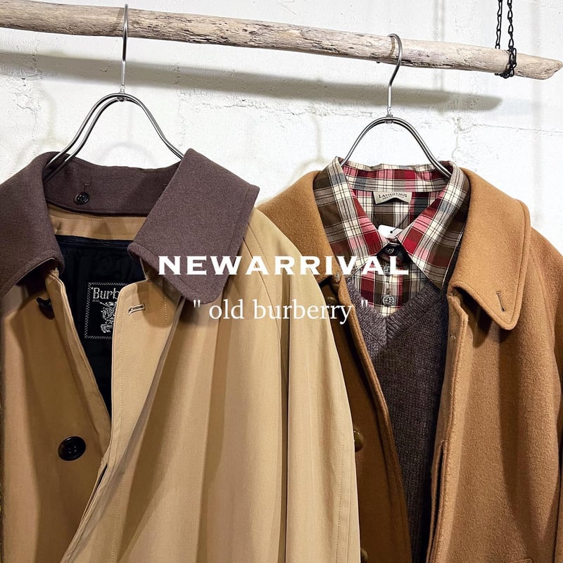 Old Burberry Cashmere Wool Balmacaan Coat (made