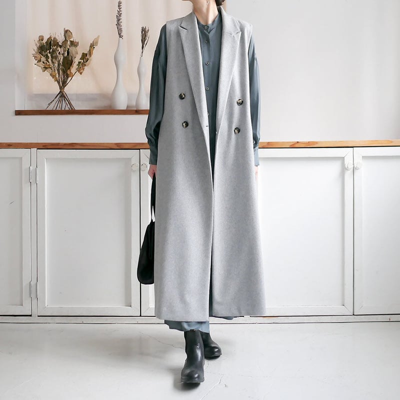 SACRA ｜ サクラ｜LIGHT MELTON GILET ライトメルトンジレ｜122508