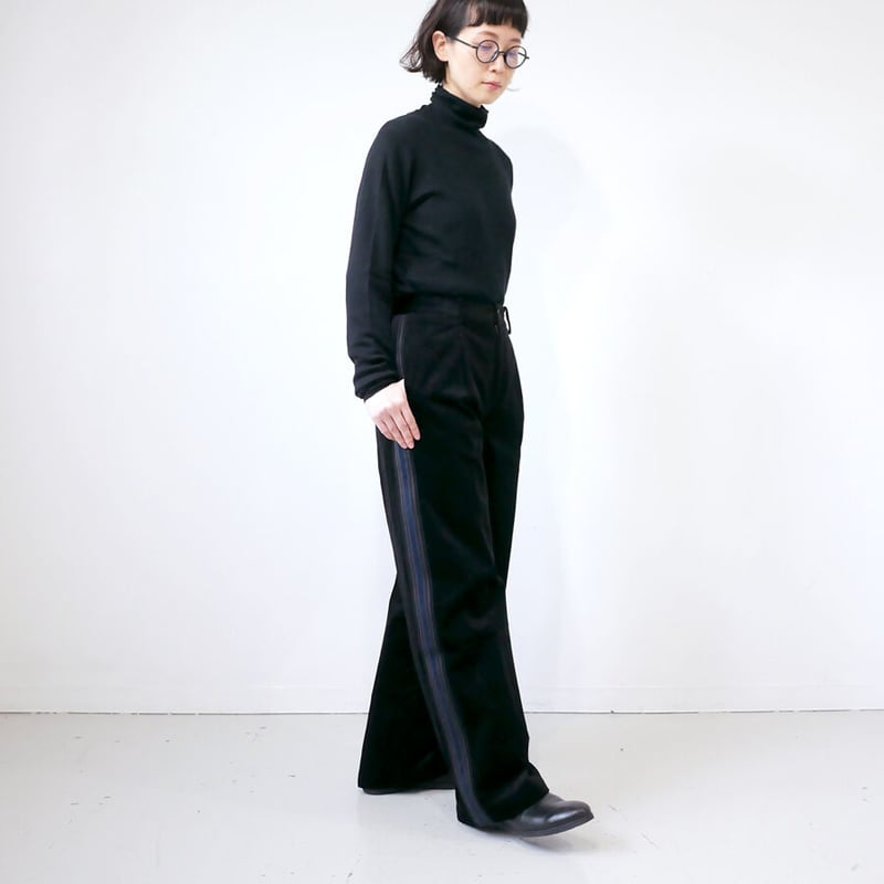 COOHEM| コーヘン | KNIT SIDELINE CORDUROY PANTS｜サイド