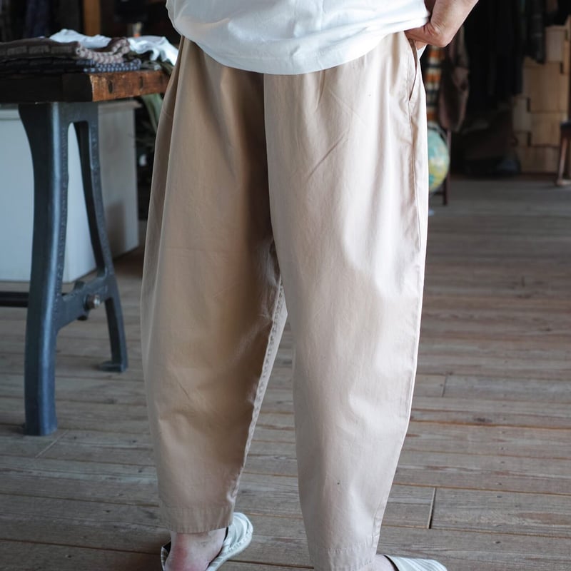 PORTER CLASSIC, GABARDINE BEBOP PANTS | Purveyors