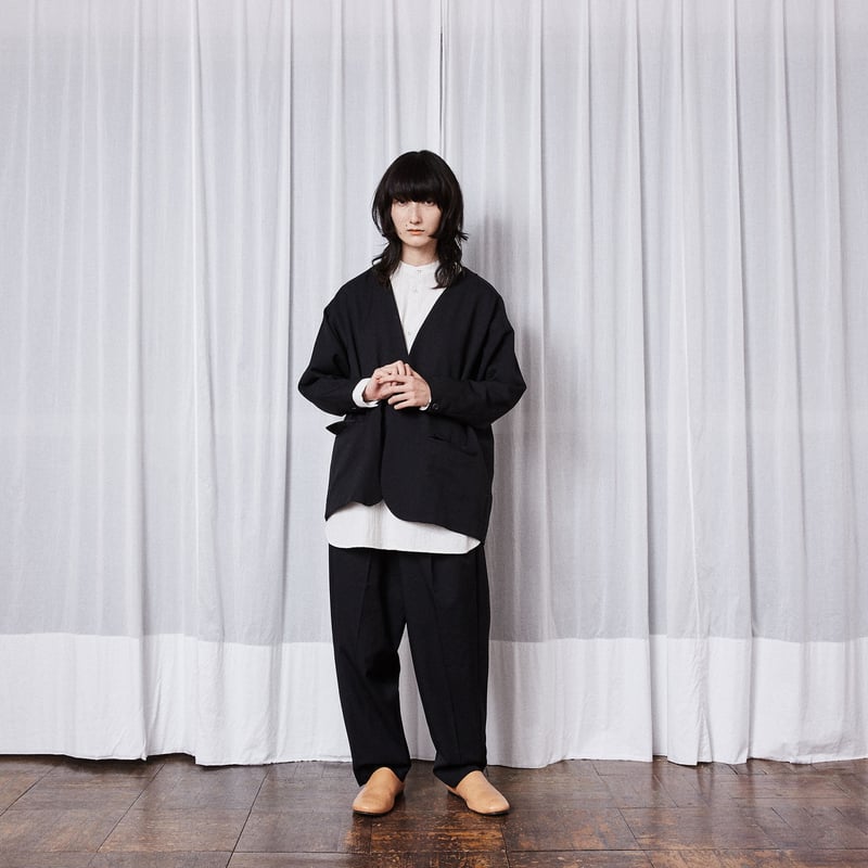 ☆ 20SS / DULCAMARA - よそいきオーバータックパンツ (BLACK) ☆ |