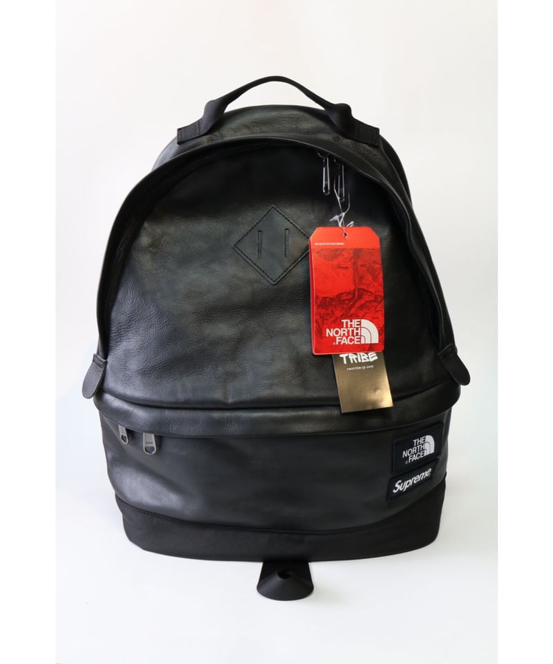 SUPREME x THE NORTH FACE LEATHER BACKPACK BLACK