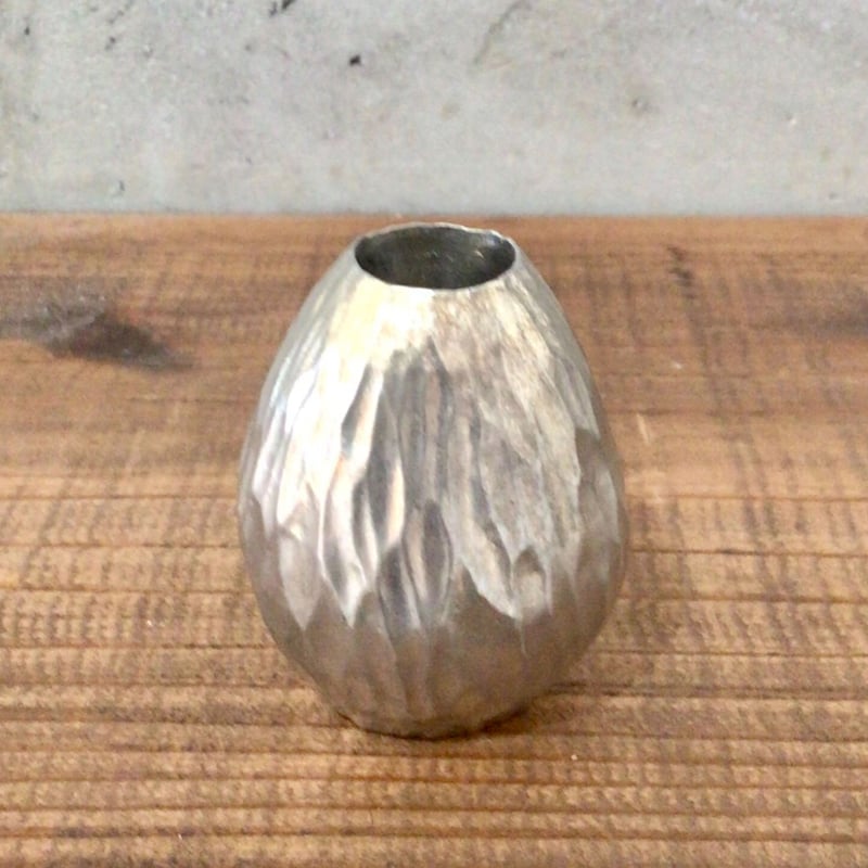 沖縄の金細工・琉球錫器】 金細工まつ 純錫一輪挿し | 沖縄のうつわ