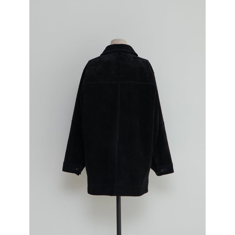 AUTHENTIC series - real suède rich jacket/bla