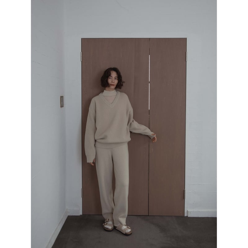 NOKCHA original】v neck mannish knit pullover/3