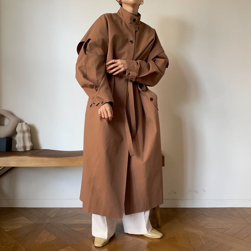 nokcha original】2way quality over trench coat/