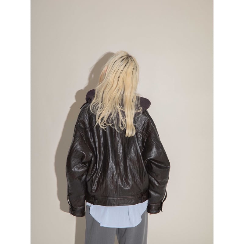 AUTHENTIC series - old like eco leather jacke