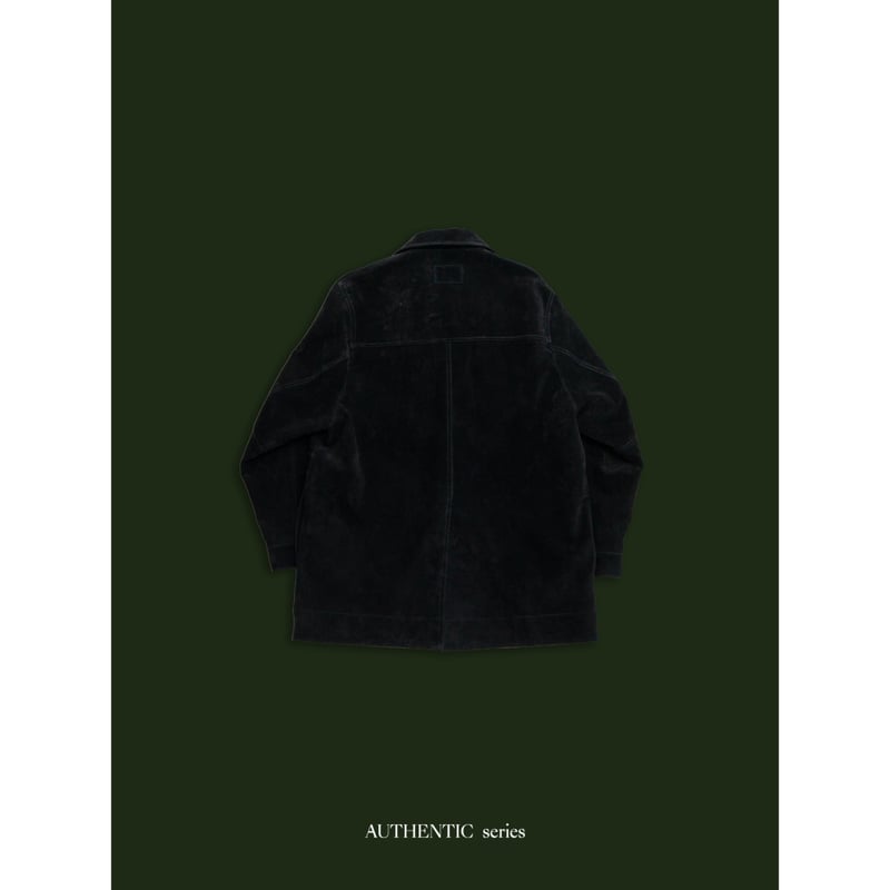 AUTHENTIC series - real suède rich jacket/bla