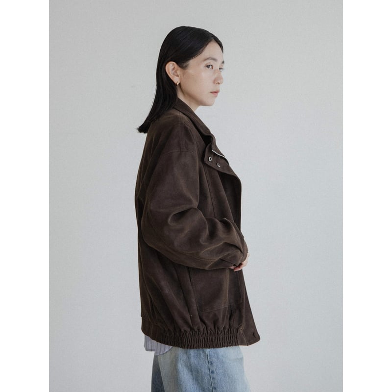 予約販売》suède like over jacket/2colors_no0470 | N