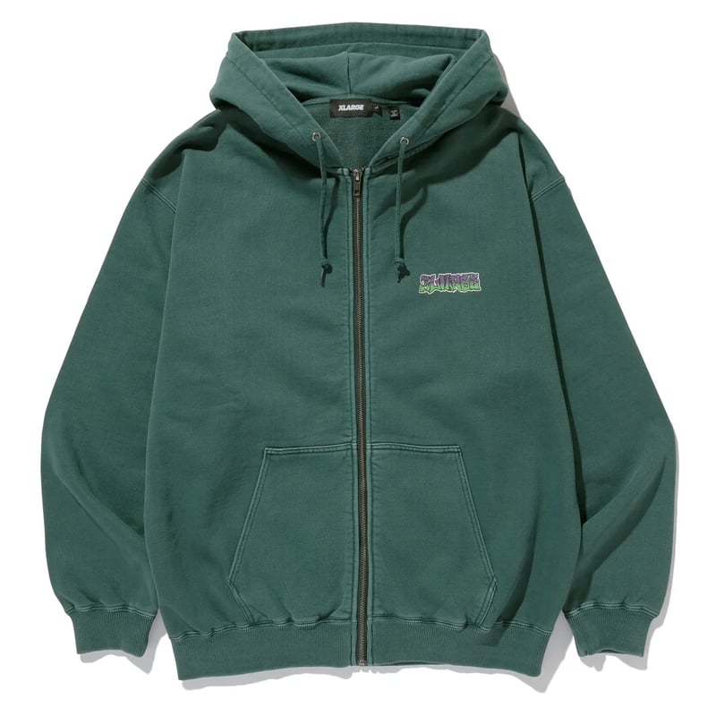 Deaile Zip Hoodie グリーン Deaile Zip Hoodie 即完アイテム グリーン