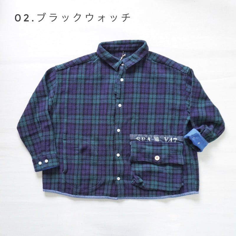 3色＊レディース＊快晴堂 -Girl'sタータンチェック・リラクシンWork