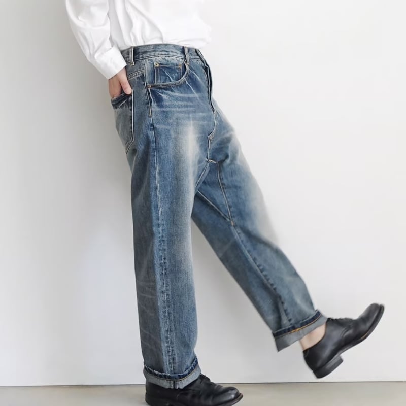 再入荷＊レディース＊ichi-イチ- Denim Sarrouel Pants デニムサルエル
