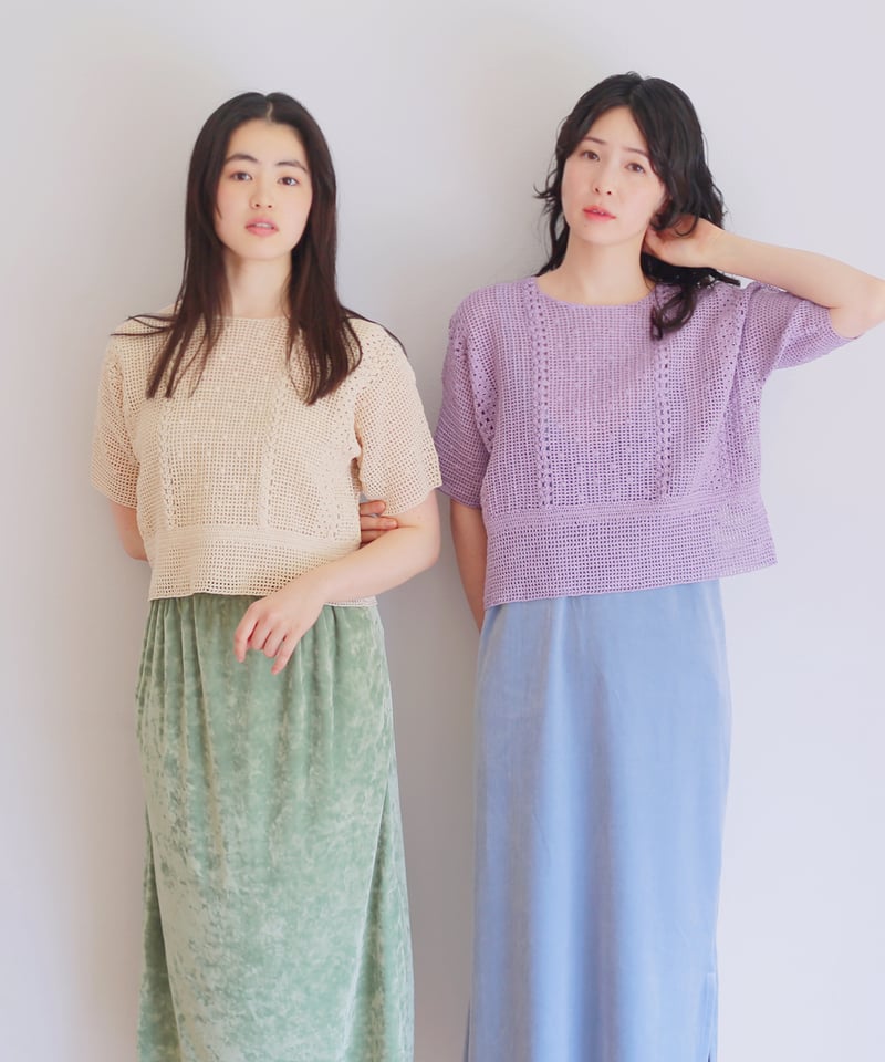 ポルカドットなニットのキット | chocoshoe online store