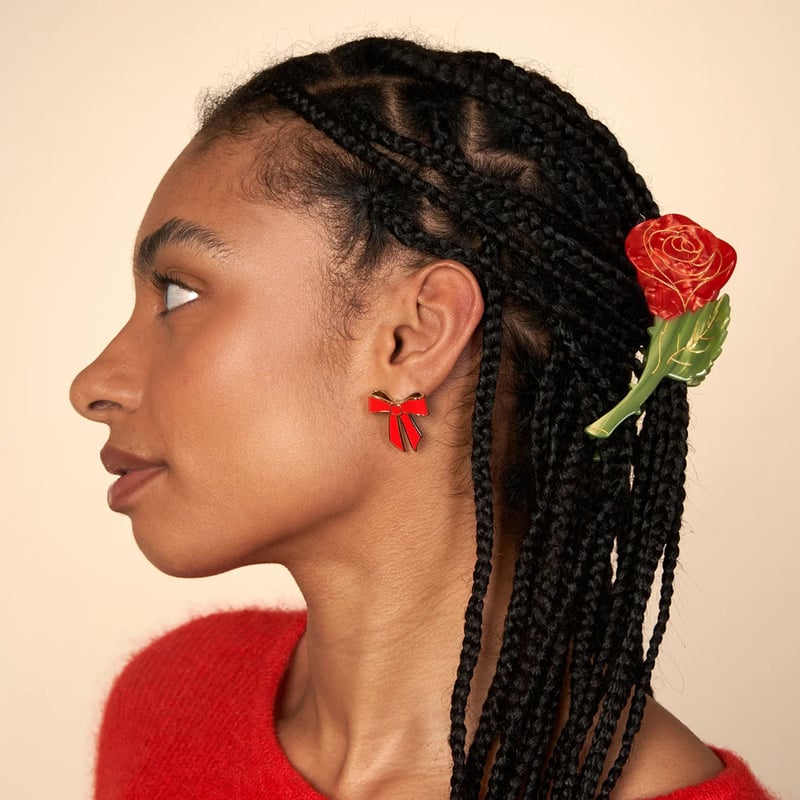 Coucou Suzette】Rose ヘアクリップ | goldandbouncy