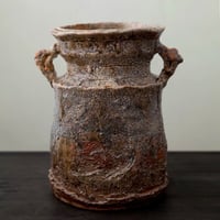 ◇◇陶器 萩焼 輪花◇◇ 鬼萩湯呑茶碗（木箱入）黒田岳 作 | 陶器 和