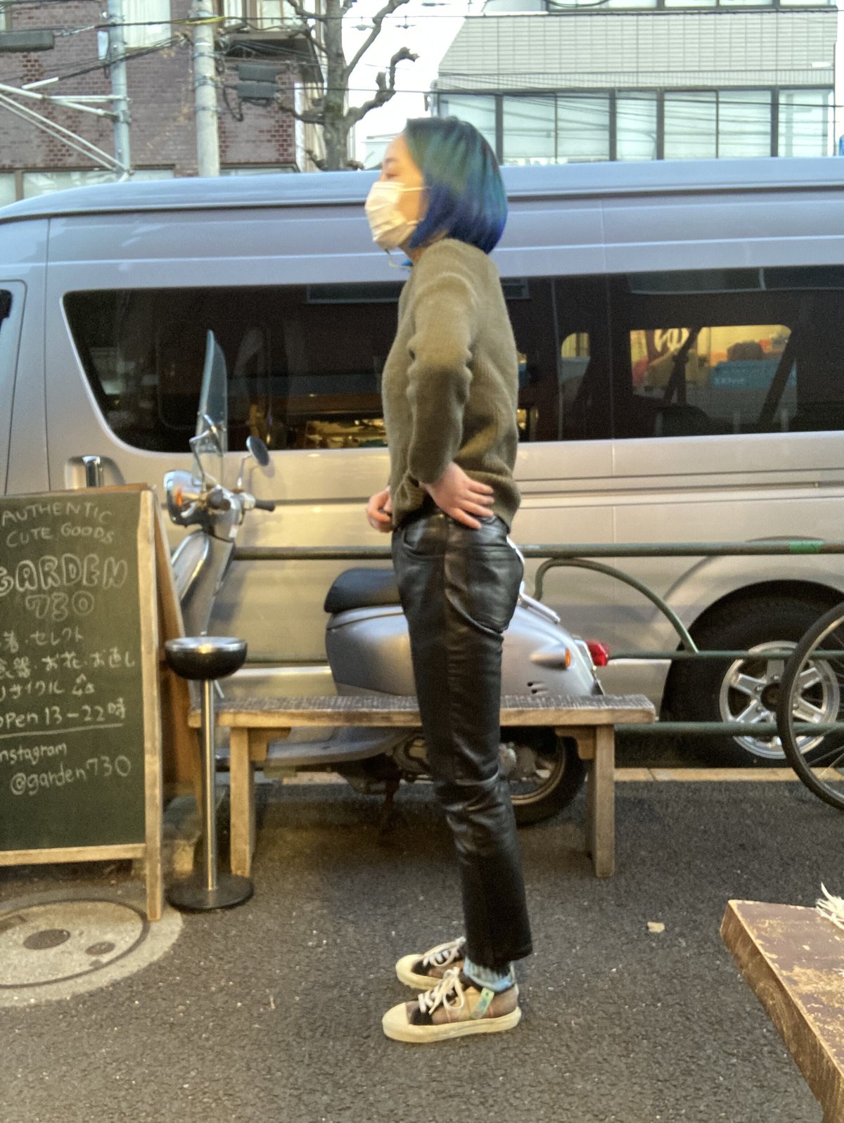 USED] アニエスb レザーパンツ | garden730