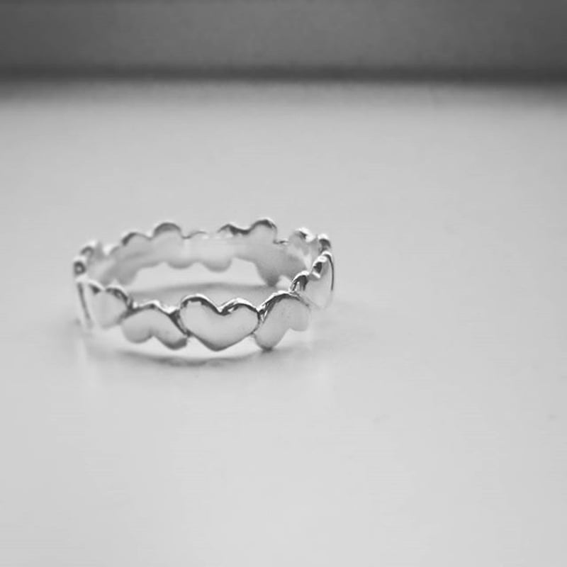 motifs ハート♥ピンキーリング 普段使いのシルバージュエリー【受注