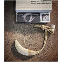 ボーンカービング鯨歯TIKI WL-367 | Ocean's Bone Carvings