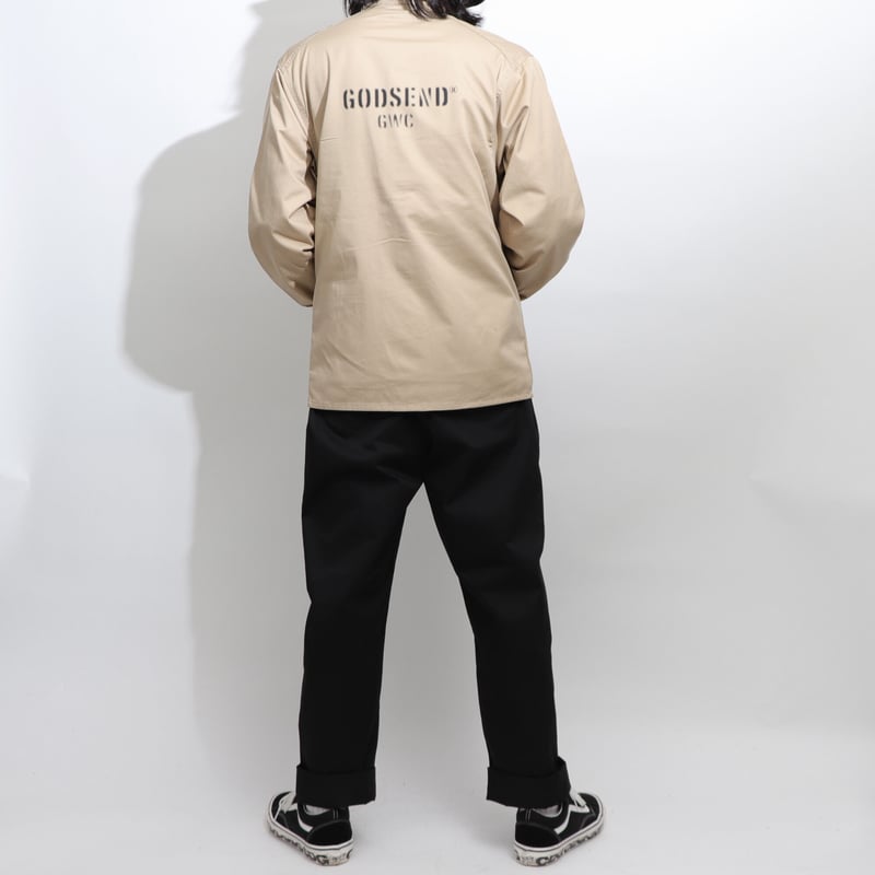 T/C COVERALL JACKET BEIGE T/Cカバーオール ジャケット