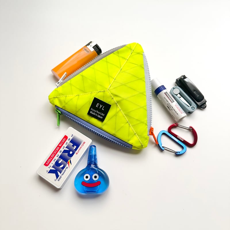 EYL Triple Pocket Pouch【S】Optic Yellow | EYL On