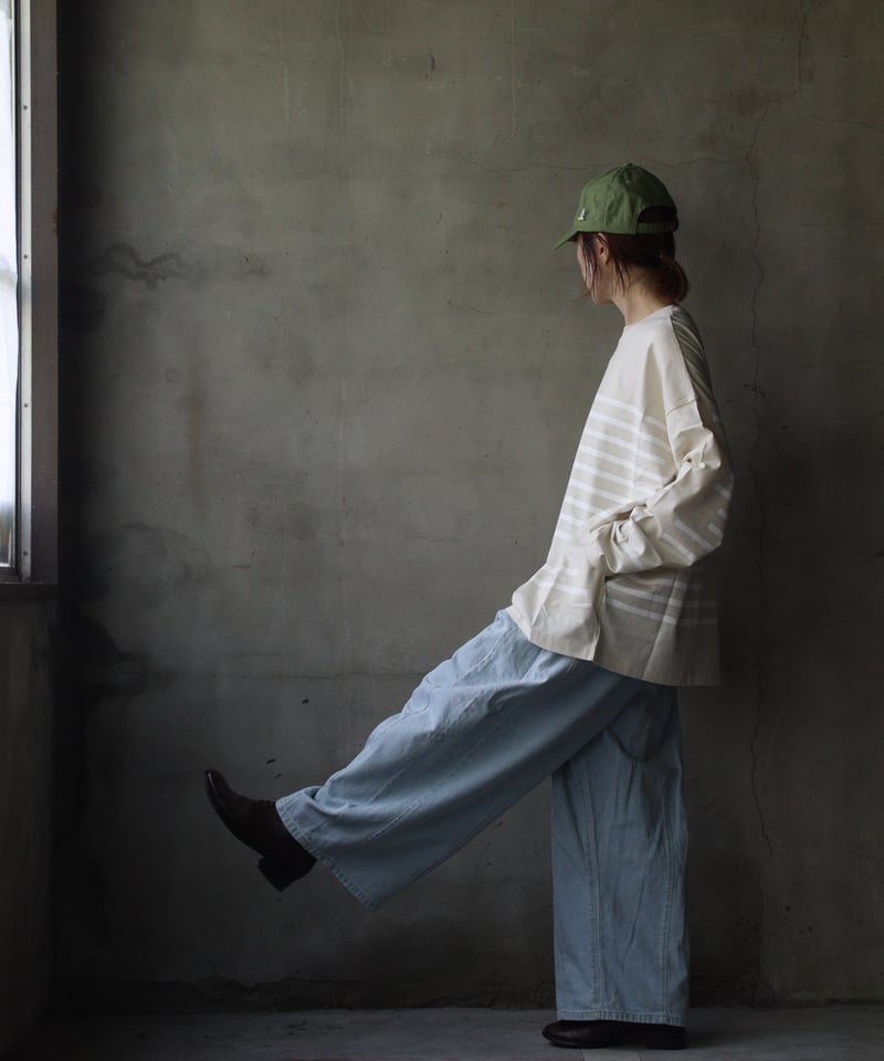 Dulcamaraドゥルカマラ / グリッチボーダーロンT UNISEX / dl-24015