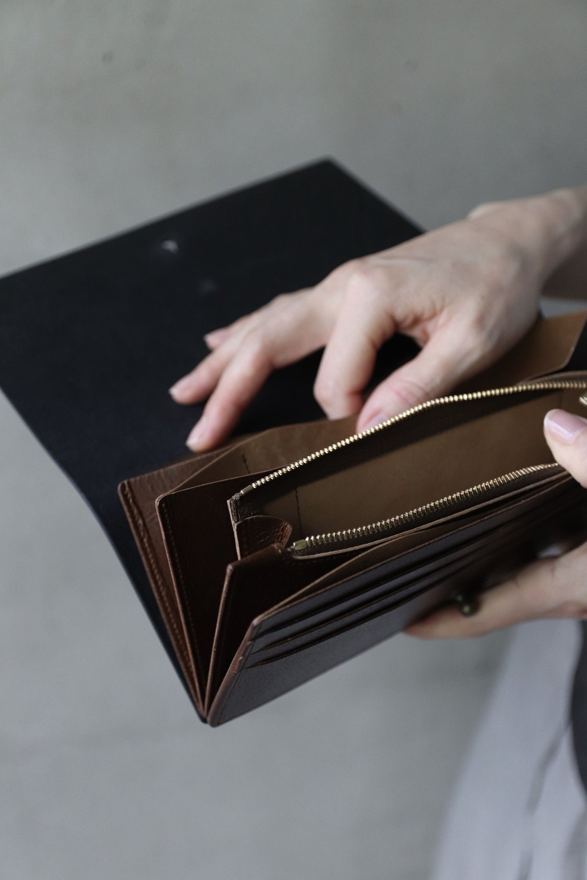 formeフォルメ/ Liscio leather long walletⅡ長財布Ⅱ / fo