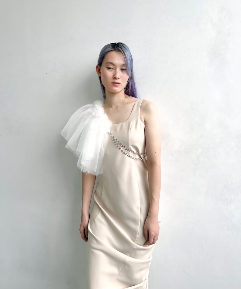 tulle chain belt | KISHIDAMIKI