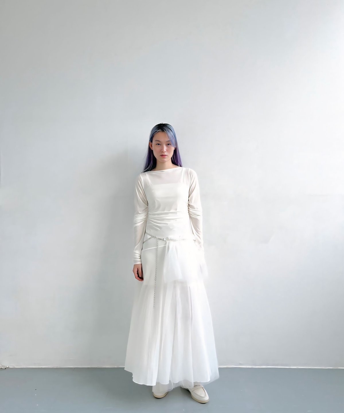 tulle chain belt | KISHIDAMIKI