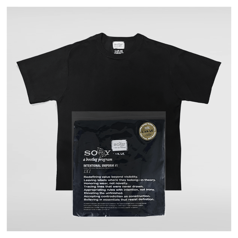 FREEDOM PACK TEE / BLACK | Sorry a bootleg program