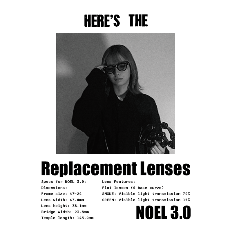 Replacement Lenses for NOEL3.0 | Sorry a bootle