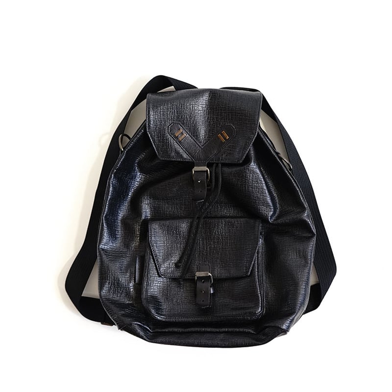 jean paul gaultier pvc leather backpack | requa